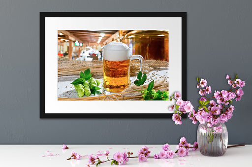 Deutsches frisches Bier Passepartout Wohnzimmer