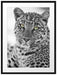 wunderschöner Leopard Passepartout 80x60