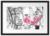 sehr schöne Kirschblüten Passepartout 55x40