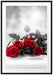 schöner Rosenstrauß auf Tisch Passepartout 100x70