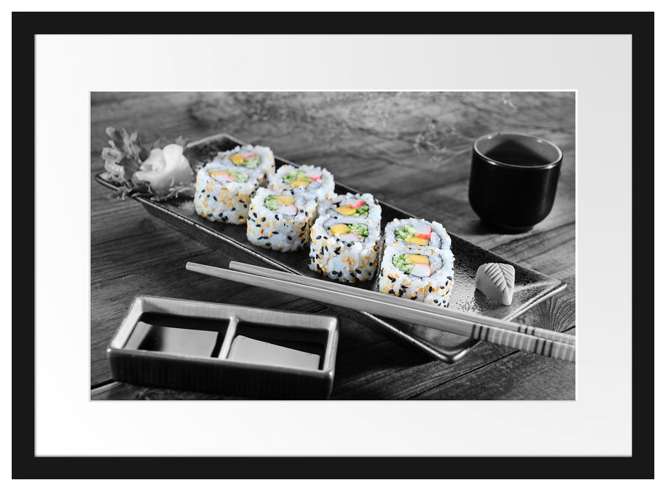 Inside Out Sushi Rollen Passepartout 55x40