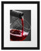 köstlicher Rotwein Passepartout 38x30