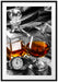 Man Things mit Whiskey und Uhr Passepartout 100x70