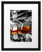 Man Things mit Whiskey und Uhr Passepartout 38x30