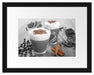 heiße Schokolade und Kaffee Passepartout 38x30