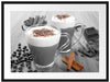 heiße Schokolade und Kaffee Passepartout 80x60
