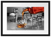 Whiskey im Whiskeyglas Passepartout 55x40