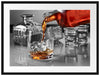 Whiskey im Whiskeyglas Passepartout 80x60