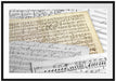 schöne alte Notenblätter Passepartout 100x70