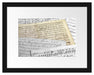schöne alte Notenblätter Passepartout 38x30