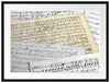 schöne alte Notenblätter Passepartout 80x60