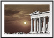 schöner Tempel der Athene Passepartout 100x70