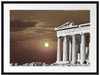 schöner Tempel der Athene Passepartout 80x60