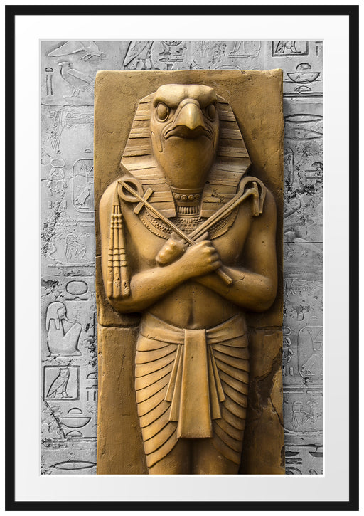 Horus der ägyptische Gott Passepartout 100x70