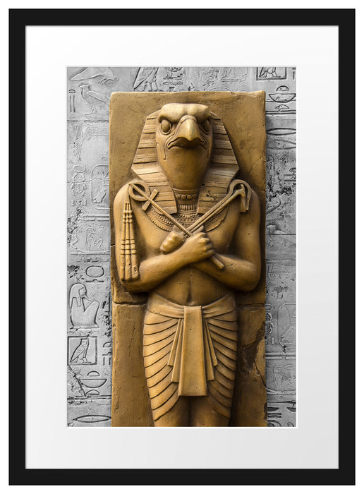 Horus der ägyptische Gott Passepartout 55x40