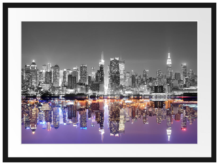 Manhattan Skyline Passepartout 80x60