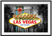 Ortseingangsschild Las Vegas Passepartout 100x70