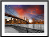 Brooklyn Bridge in New York Passepartout 80x60