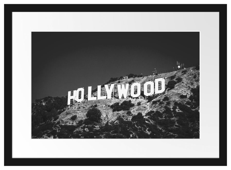 Wahrzeichen von Hollywood Passepartout 55x40