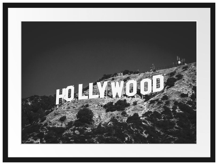 Wahrzeichen von Hollywood Passepartout 80x60