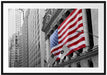 amerikanische Flagge Passepartout 100x70