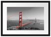 eindrucksvolle Golden Gate Bridge Passepartout 55x40