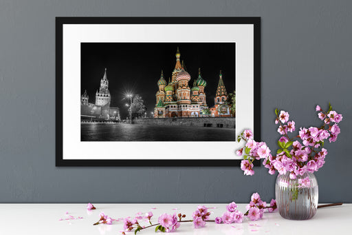 Basilius Kathedrale in Moskau Passepartout Wohnzimmer