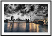 Westminster Abbey mit Big Ben Passepartout 100x70