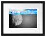 Eisberg im Wasser Illusion Passepartout 38x30