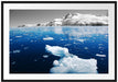 Eisbrocken im Meer Passepartout 100x70