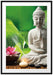 Seerose Buddha Statue Passepartout 100x70