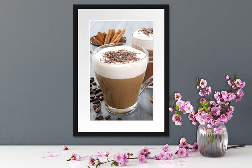 Schokolade und Kaffee Passepartout Wohnzimmer