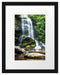 Wasserfall Passepartout 38x30