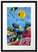 Fische im Korallenriff Passepartout 55x40