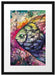 Regenbogenfisch Kunst Passepartout 55x40
