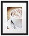 Kaffee mit Sahne Passepartout 38x30