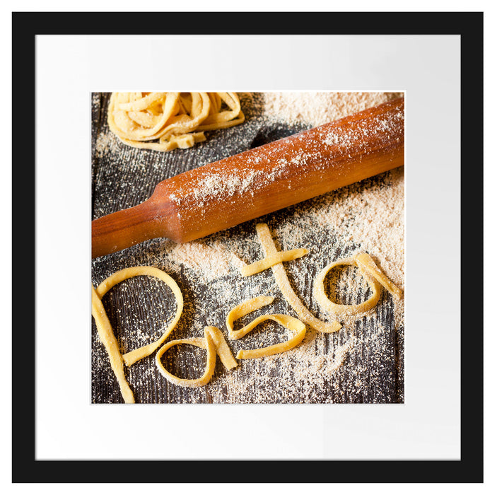 Frische Nudeln Pasta Italia Passepartout Quadratisch 40x40