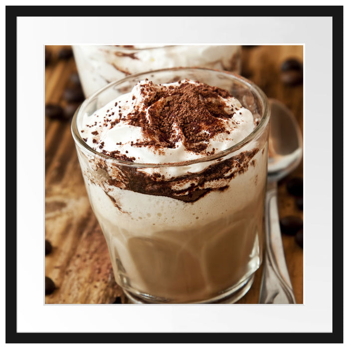 Cappuccino Passepartout Quadratisch 55x55