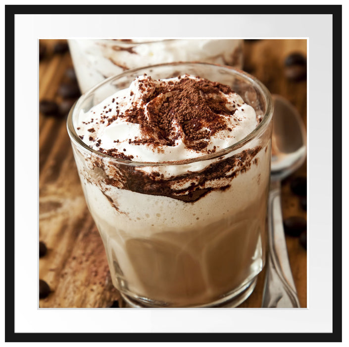 Cappuccino Passepartout Quadratisch 70x70