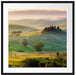 Toskana Landschaft Passepartout Quadratisch 70x70