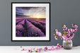 Traumhafte Lavendel Provence Quadratisch Passepartout Dekovorschlag