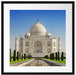 Gewaltiger Taj Mahal Passepartout Quadratisch 55x55