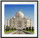 Gewaltiger Taj Mahal Passepartout Quadratisch 70x70