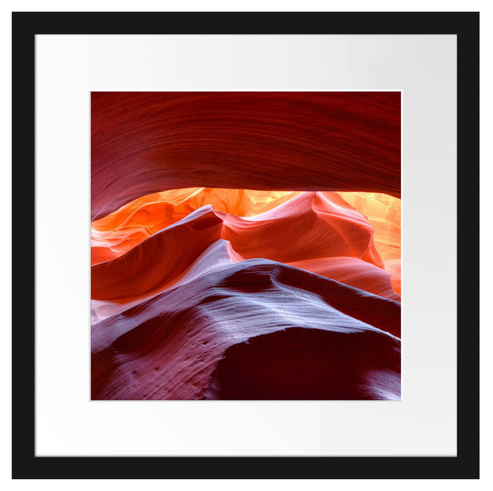 Antelope Canyon Arizona Passepartout Quadratisch 40x40
