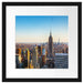Empire State Building in New York Passepartout Quadratisch 40x40