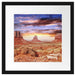 Utah Monument Valley Passepartout Quadratisch 40x40