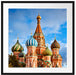 Basilica in St. Petersburg Passepartout Quadratisch 70x70