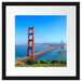 Golden Gate Bridge Passepartout Quadratisch 40x40