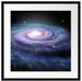 Sternenwirbel Galaxie Passepartout Quadratisch 55x55