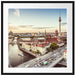 Skyline von Berlin Passepartout Quadratisch 70x70
